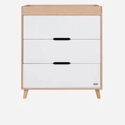 Tutti Bambini Fika 2 Piece Room Set – White/Light Oak -Baby Products Shop gdetaerty