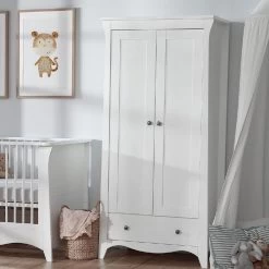 CuddleCo Clara 3 Piece Nursery Set With Mattress – White 31 CuddleCo Clara 3 Piece Nursery Set With Mattress – White -Baby Products Shop gju8657