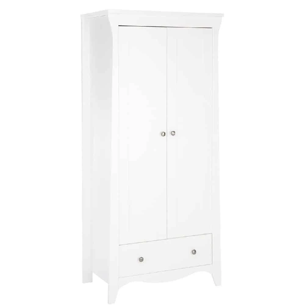 CuddleCo Clara 3 Piece Nursery Set With Mattress – White 18 CuddleCo Clara 3 Piece Nursery Set With Mattress – White - Image 16