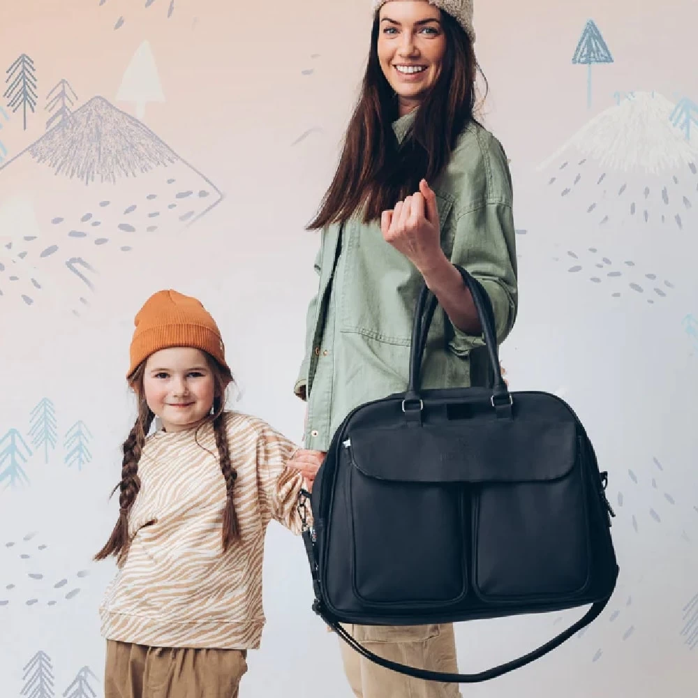 Bizzi Growin Baby Travel Crib Changing Bag Vegan Black 7 Bizzi Growin Baby Travel Crib Changing Bag Vegan Black - Image 5