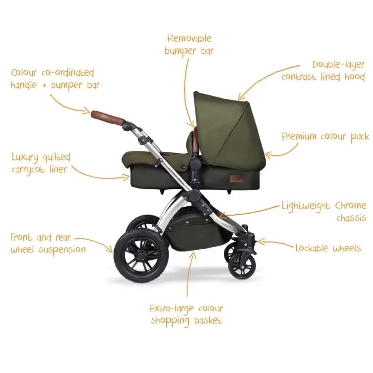 Ickle Bubba Stomp V4 All In One Isofix Travel System – Woodland Chrome 6 Ickle Bubba Stomp V4 All In One Isofix Travel System – Woodland Chrome - Image 4