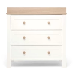 Mamas & Papas Wedmore Nursery Dresser Changer – White/Natural -Baby Products Shop jhiuhyo