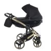 Junama Diamond S Line Pram – Black Gold -Baby Products Shop junama Diamond 2 Line Pram Rose Gold