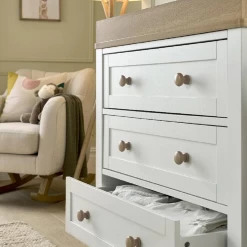 Mamas & Papas Wedmore 2 Piece Nursery Room Set – White/Natural -Baby Products Shop ljkoyu 1