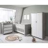 Tutti Bambini Modena 3 Piece Room Set – Grey Ash/White -Baby Products Shop modena 3 piece grey ash 2