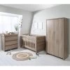 Tutti Bambini Modena 4 Piece Room Set/Rocking Chair Bundle – Oak