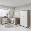 Tutti Bambini Modena 5 Piece Nursery Room Set With 3 X Shelves -White/Oak -Baby Products Shop modena 3 piece oak white