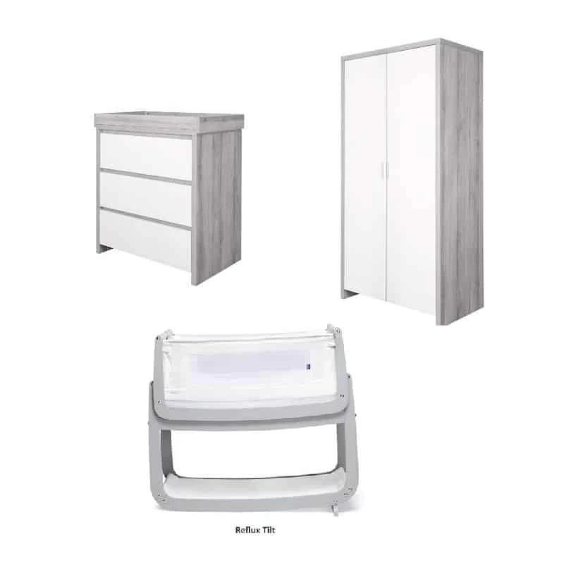 Snuz Nursery Room Bundle – Grey/White 3 Snuz Nursery Room Bundle – Grey/White