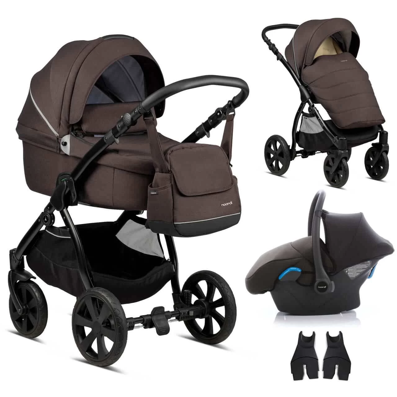 Noordi Fjordi 3 In 1 Travel System – Chocolade 3 Noordi Fjordi 3 In 1 Travel System – Chocolade