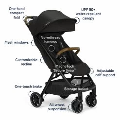 Nuna TRVL Compact Stroller – Caviar -Baby Products Shop nuna trvl compact stroller caviar 11 52398.1642160747