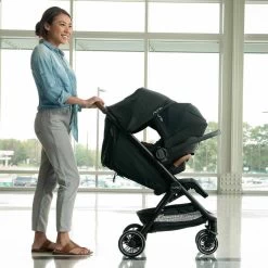 Nuna TRVL Compact Stroller – Caviar -Baby Products Shop nuna trvl compact stroller lifestyle 4 50908.1642160747