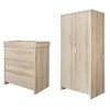 Tutti Bambini Modena 2 Piece Wardrobe And Dresser Nursery Room Set – Oak 2 Tutti Bambini Modena 2 Piece Wardrobe And Dresser Nursery Room Set – Oak -Baby Products Shop oak 2 piece