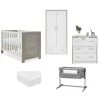Obaby Nika Newborn Nursery Room Bundle – Grey Wash/White -Baby Products Shop obaby nika newborn nursery room bundle grey wash white