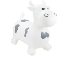 Happy Hopper Big Face White Bull