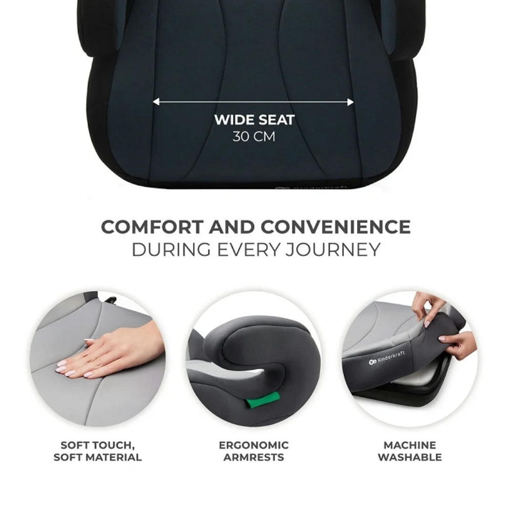 Kinderkraft Car Seat I-BOOST Black 5 Kinderkraft Car Seat I-BOOST Black - Image 3