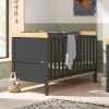 Tutti Bambini Rio Cot Bed, Changer And Mattress – Slate Grey/Oak 2 Tutti Bambini Rio Cot Bed, Changer And Mattress – Slate Grey/Oak -Baby Products Shop rio cot bed slate grey oak scaled 1