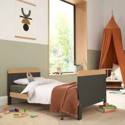 Tutti Bambini Rio Nursery Room Set Builder – Slate Grey/Oak -Baby Products Shop rio junior bed slate grey scaled 1 1
