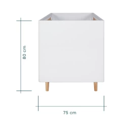 Tutti Bambini Fika 2 Piece Room Set – White/Light Oak -Baby Products Shop ryr5 1