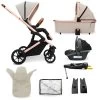 My Babiie Travel System With Base – Rose Gold Stone -Baby Products Shop sdghrt