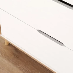 Tutti Bambini Fika 2 Piece Room Set – White/Light Oak -Baby Products Shop sdte