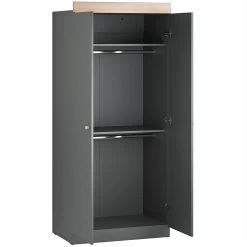 Sennen 3 Piece Nursery Room Set – Anthracite/ Oak -Baby Products Shop sennen anthracite oak 4