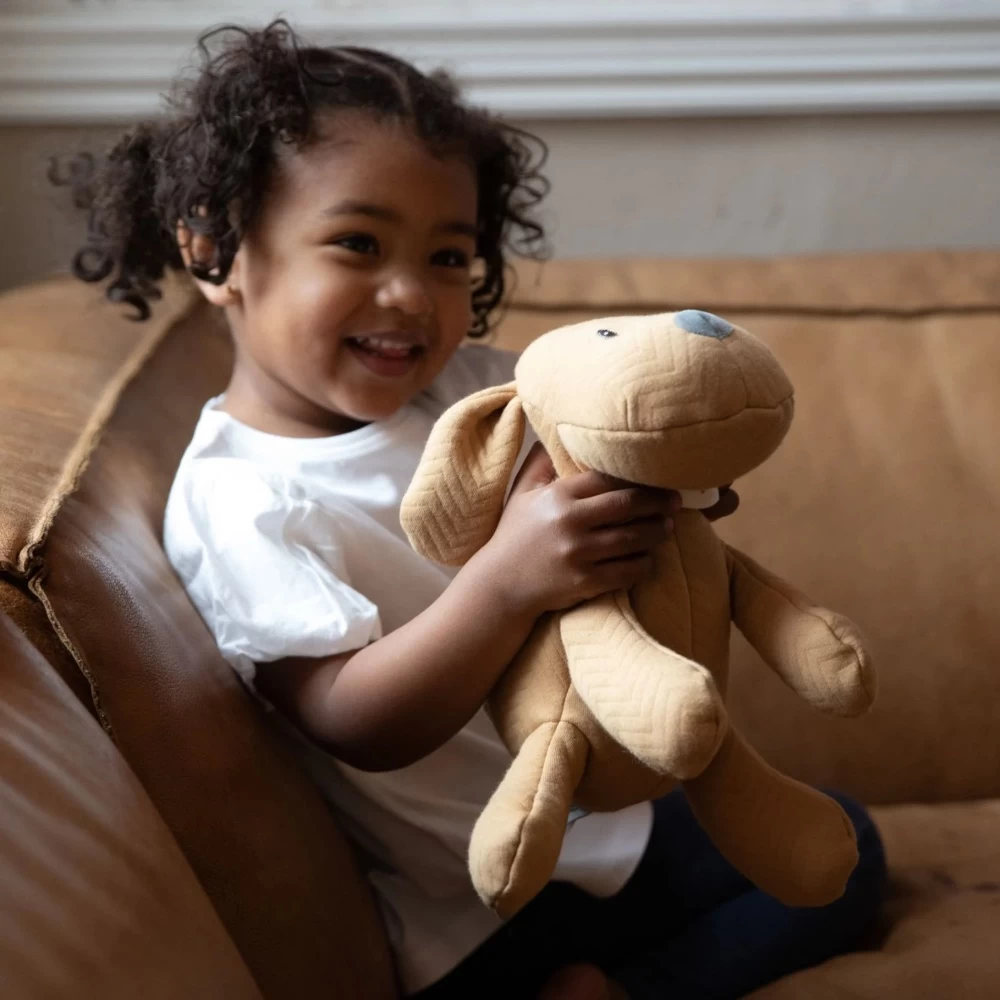 Nattou Cuddly – Charlie The Dog Caramel 6 Nattou Cuddly – Charlie The Dog Caramel - Image 4