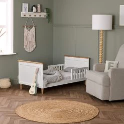 Orla Cot Bed – White With Oak 16 Orla Cot Bed – White With Oak -Baby Products Shop sgey4r5u6