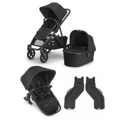 UPPAbaby VISTA V3 Double Pushchair And Carrycot –Jake