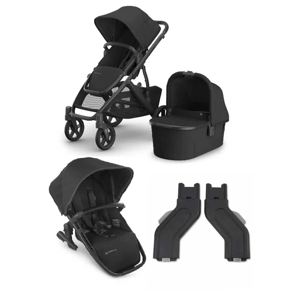 UPPAbaby VISTA V3 Double Pushchair And Carrycot –Jake 3 UPPAbaby VISTA V3 Double Pushchair And Carrycot –Jake