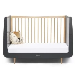 SnuzKot Skandi Cot Bed – Slate Natural -Baby Products Shop snuzkot skandi slate 5