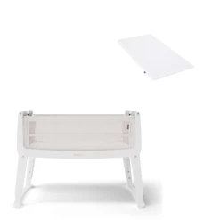 Tutti Bambini Modena 5 Piece Nursery Room Set With 3 X Shelves -White/Oak -Baby Products Shop studio whitewith mat