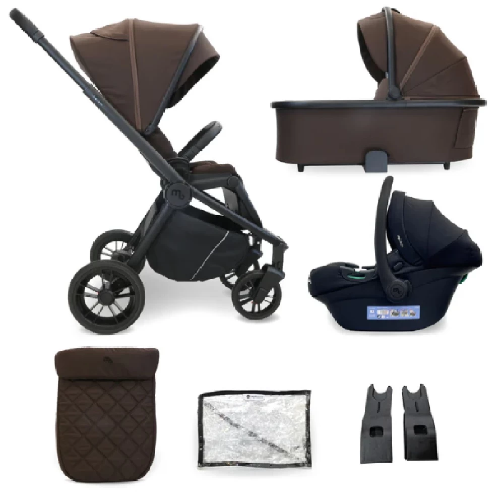 My Babiie 3-in-1 Travel System With I-Size Car Seat – Chocolate 3 My Babiie 3-in-1 Travel System With I-Size Car Seat – Chocolate
