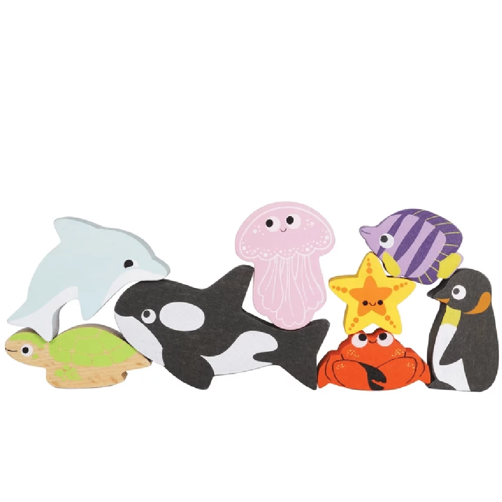 Le Toy Van Ocean Wooden Animals Stacking Toy 7 Le Toy Van Ocean Wooden Animals Stacking Toy - Image 5