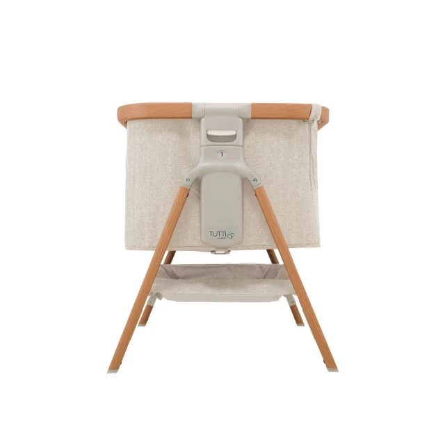 Tutti Bambini CoZee Bedside Crib – Scandinavian Walnut/Ecru 5 Tutti Bambini CoZee Bedside Crib – Scandinavian Walnut/Ecru - Image 3