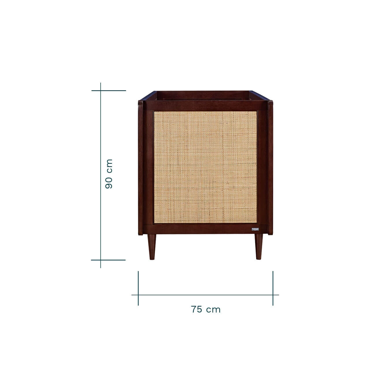 Tutti Bambini Japandi 3 Piece Room Set – Warm Walnut 9 Tutti Bambini Japandi 3 Piece Room Set – Warm Walnut - Image 7