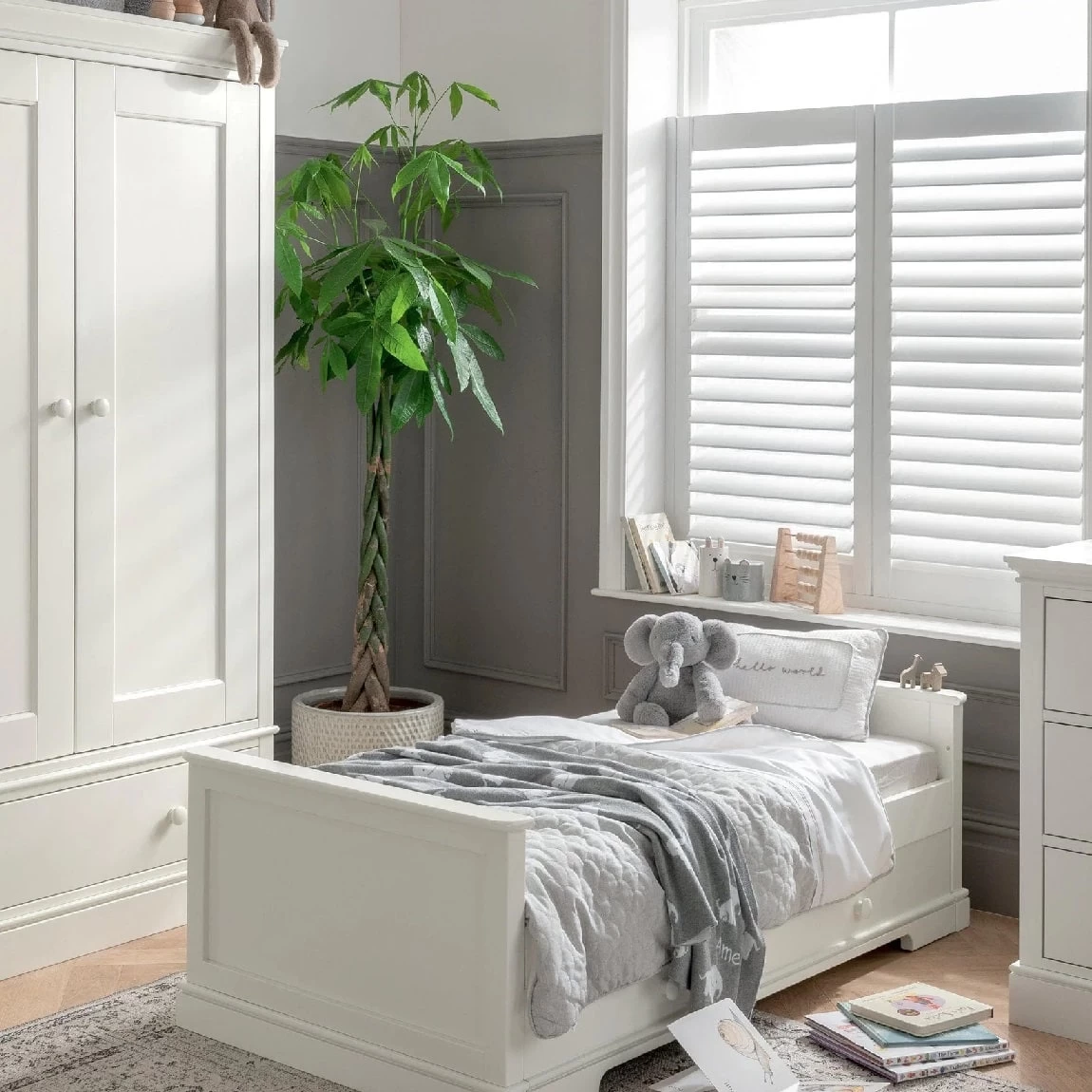 Mamas & Papas Oxford 5 Piece Nursery Room Set – Pure White 10 Mamas & Papas Oxford 5 Piece Nursery Room Set – Pure White - Image 8