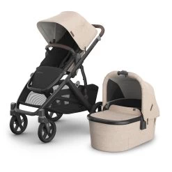 UPPAbaby VISTA V3 Double Stroller/Carrycot/Pebble 360 Pro2 – Liam + Optional Rotating Base -Baby Products Shop v3 liam
