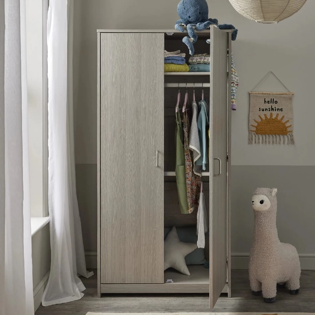 Babymore Caro 4-1 Cot Bed 3 Piece Nursery Set – Grey Wash 8 Babymore Caro 4-1 Cot Bed 3 Piece Nursery Set – Grey Wash - Image 6