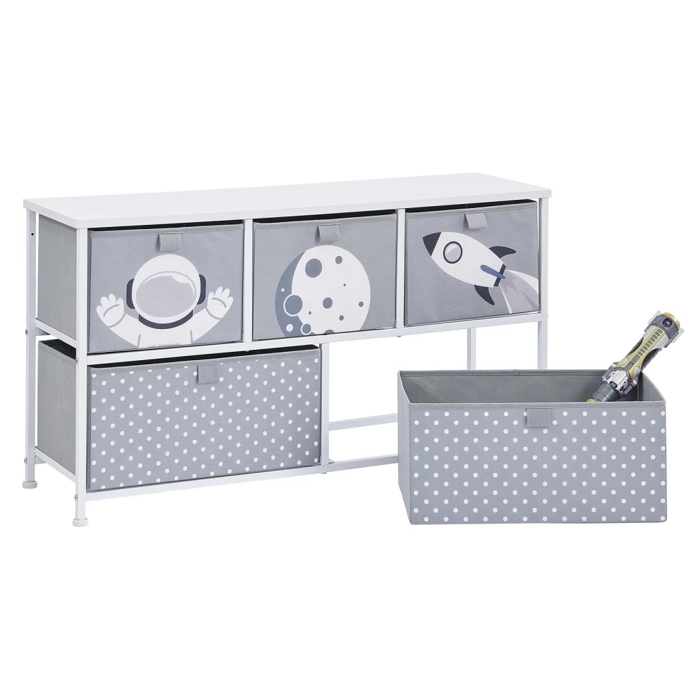 Liberty House Toys Space 5 Drawer Storage Chest 5 Liberty House Toys Space 5 Drawer Storage Chest - Image 3