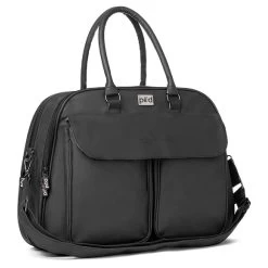 Bizzi Growin Baby Travel Crib Changing Bag Vegan Black