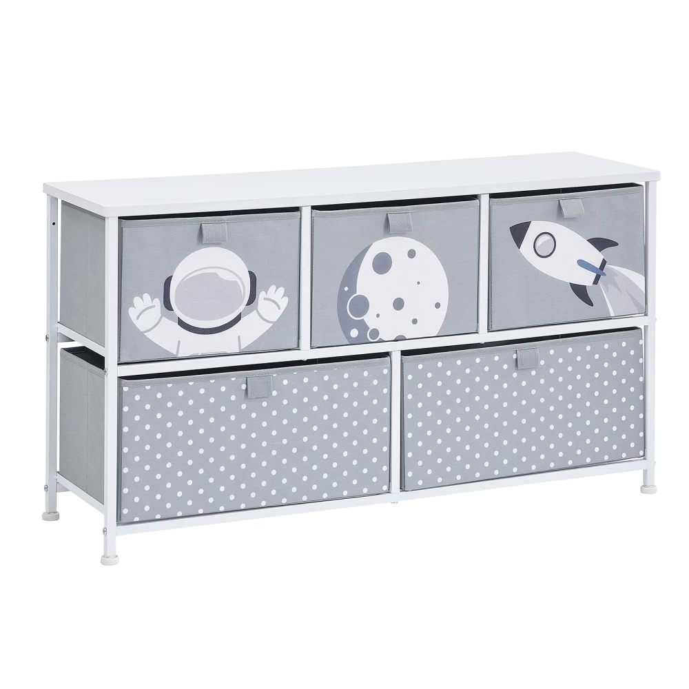 Liberty House Toys Space 5 Drawer Storage Chest 4 Liberty House Toys Space 5 Drawer Storage Chest - Image 2