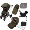 Ickle Bubba Stomp V4 All In One Isofix Travel System – Woodland Chrome