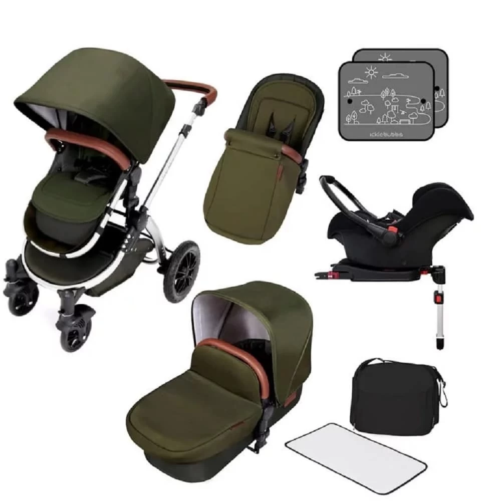 Ickle Bubba Stomp V4 All In One Isofix Travel System – Woodland Chrome 3 Ickle Bubba Stomp V4 All In One Isofix Travel System – Woodland Chrome