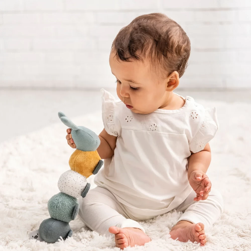 Nattou Lapidou Activity Caterpillar Green 4 Nattou Lapidou Activity Caterpillar Green - Image 2