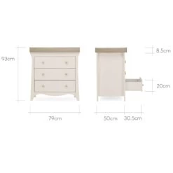 CuddleCo Clara Ultimate 6 Piece Nursery Set Bundle – Cashmere/Ash -Baby Products Shop zvsGe 1