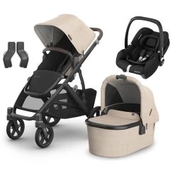 UPPAbaby VISTA V3 Travel System + Maxi Cosi Cabriofix + Optional Base – Liam
